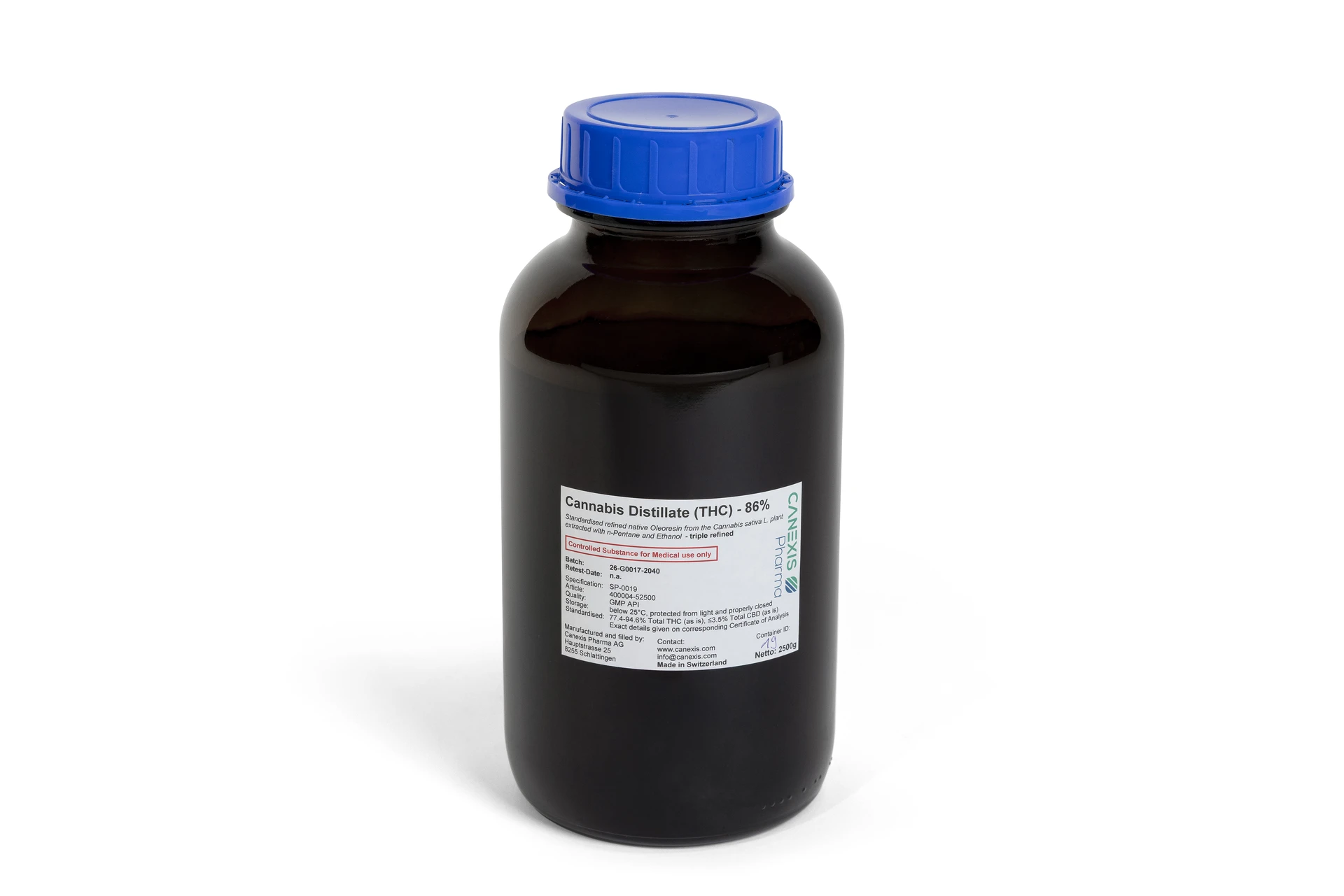 Distillate THC