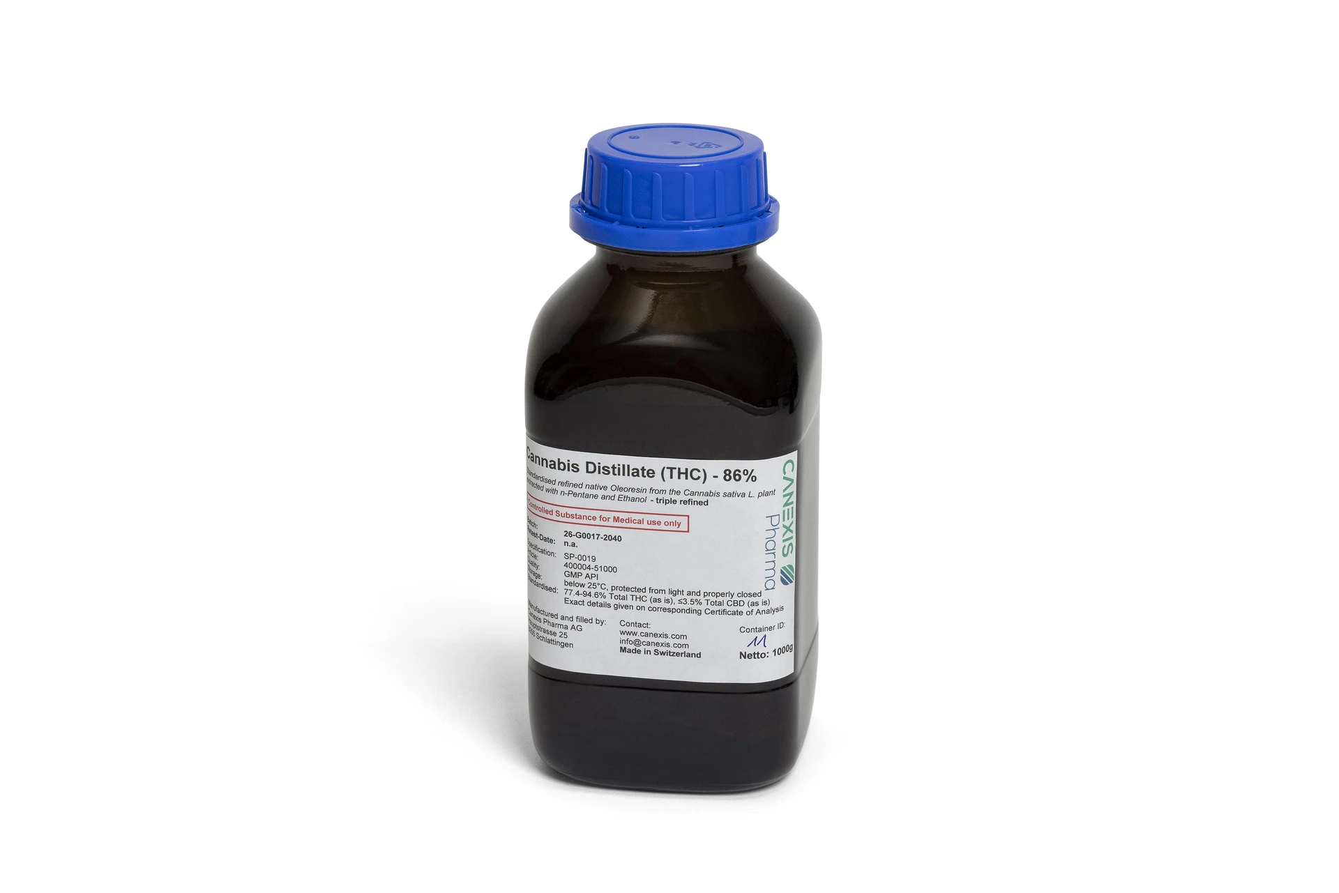 Distillate THC